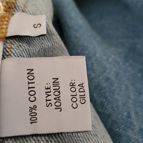 Free People x Boyish Denim Kimono Jacket Dress/Small - Picture 14 of 16